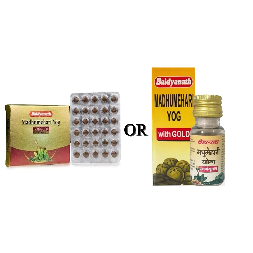 Baidyanath Madhumehari Yog With Gold, 30 Tablets-3.webp